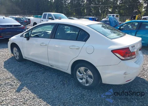 2014 Honda Civic Lx z USA, uszkodzony, nr VIN 2HGFB2F55EH556943